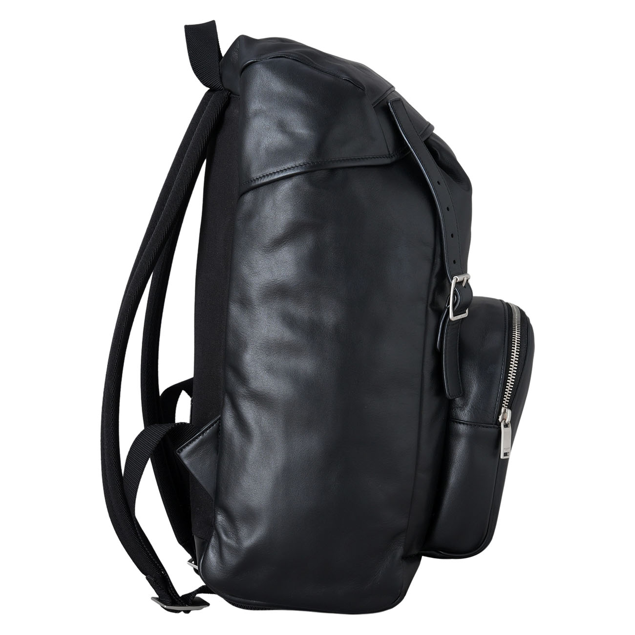 YVES SAINT LAURENT(USED)생로랑 683857 레더 백팩 블랙